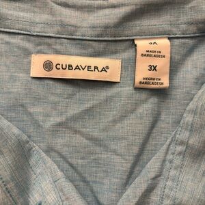Cubavera Sky Blue Men's Casual Shirt